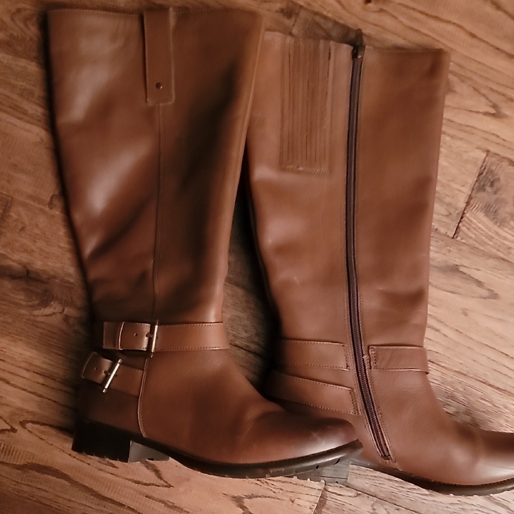 Clarks Brown Knee-High Boots - image 3